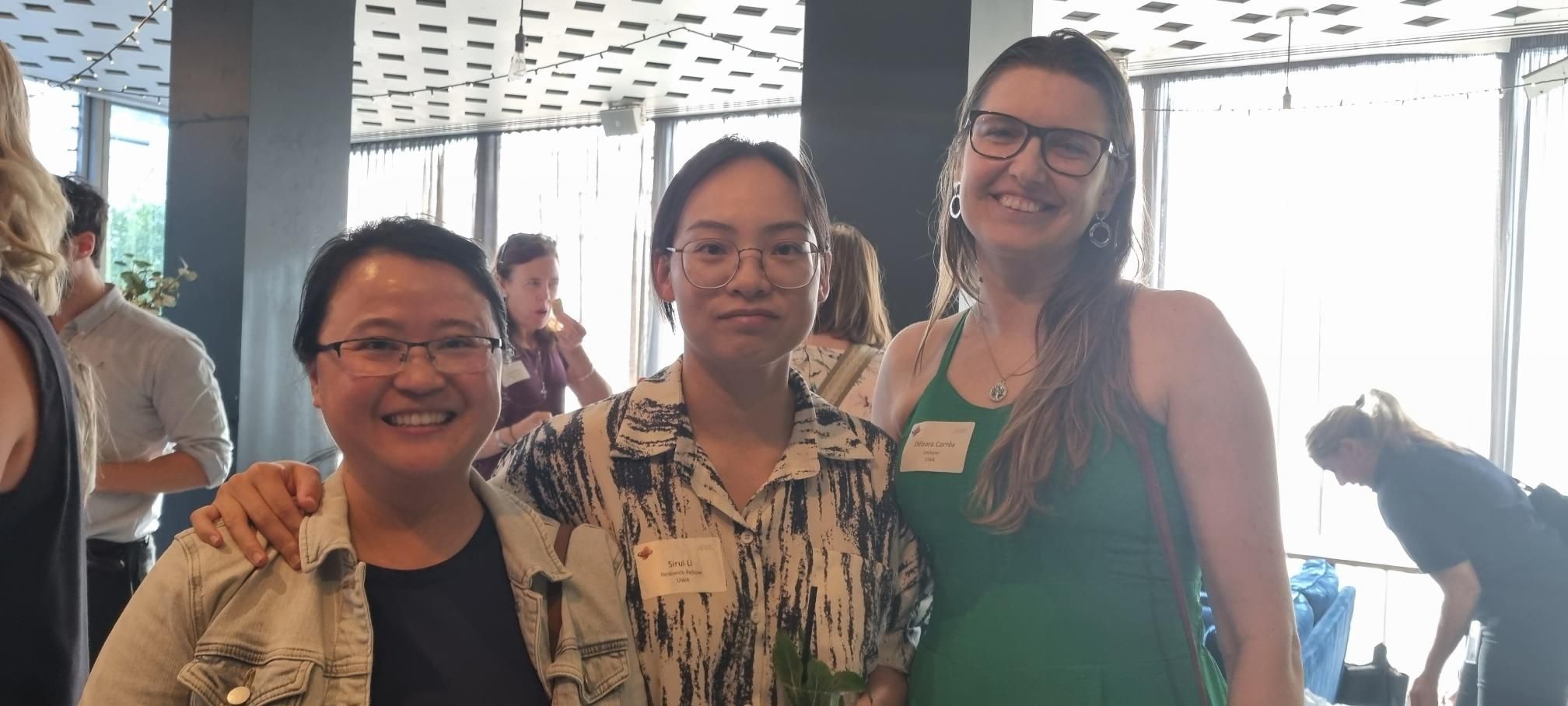 Shuixiu Lu, Sirui Li and Débora Corrêa