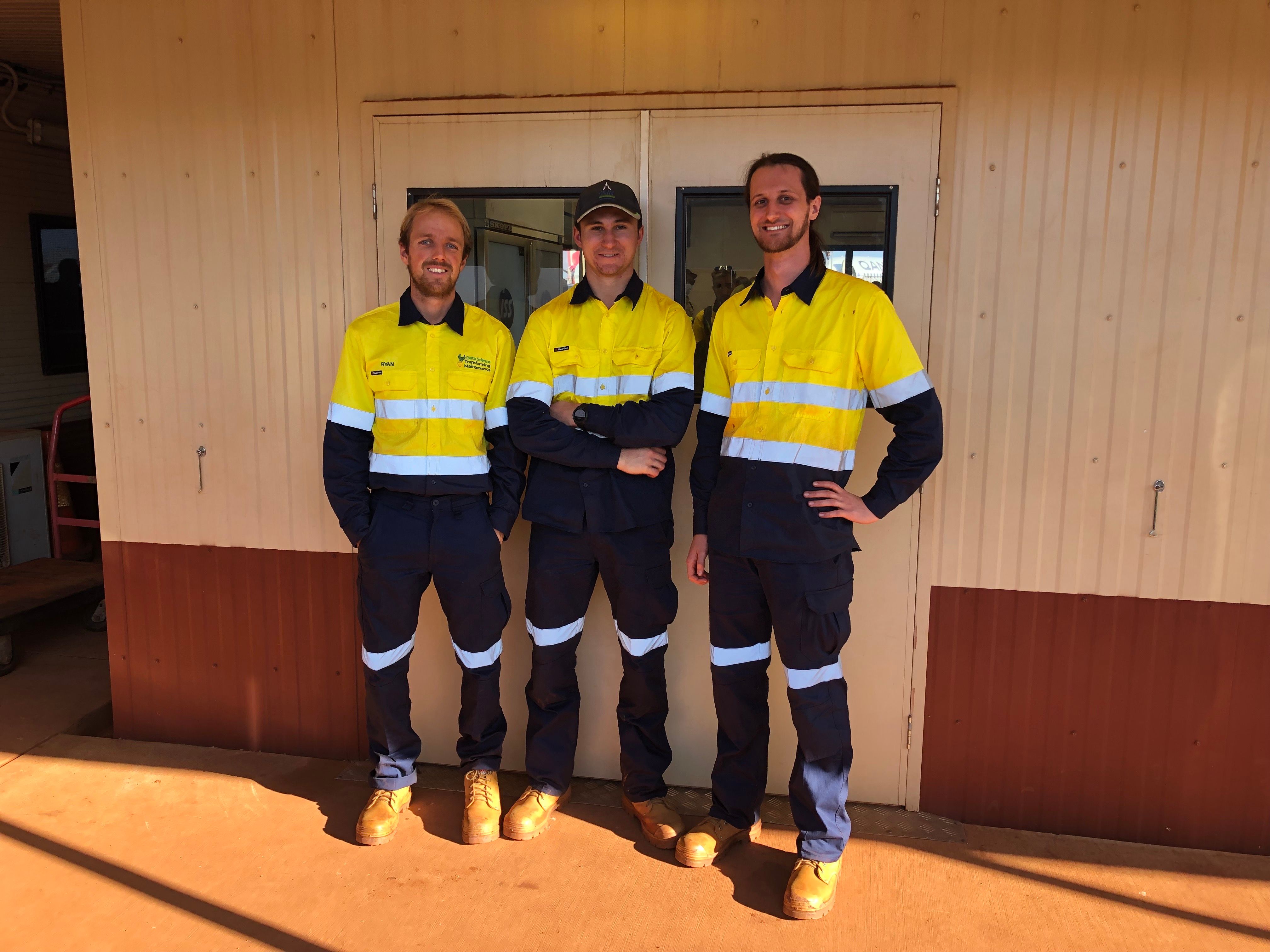 Ryan Leadbetter, Kyle Feathers and Braden Thorne.